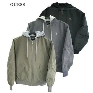 게스 남성 후디 후드 보머 자켓 남자 후드 바람막이 점퍼 봄 가을 항공 재킷 코스트코