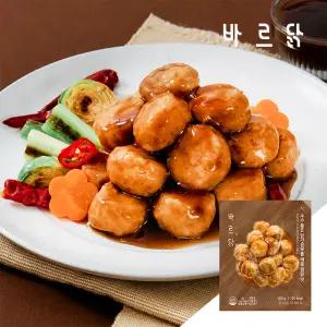 [바르닭] 소스품은 닭가슴살 볼 매콤찜닭맛 4팩