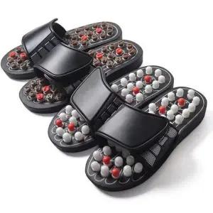 건강 슬리퍼 편안한 스프링 가정용 지압 슬리퍼 부모님 실내화 발바닥 발자극 사무실 남성 여성