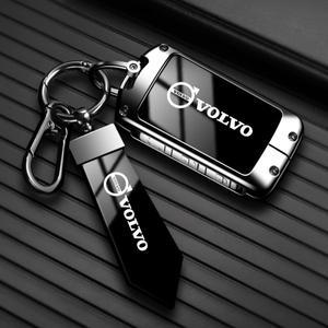 볼보 호환 XC60 S90 V60 S60 V90 Polestar 1 2 보호기 액세서리 용 그라디언트 자동차 키 케이스 커버 가방