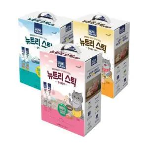 동원 뉴트리플랜 뉴트리스틱 참치, 닭가슴살, 참치연어 14g 100개 모음 고양이 간식 츄르 용품