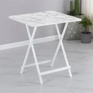 가구느낌 홈접이식 테이블 탁자 간이 보조 식탁 다용도 카페 원룸 폴딩 600사각