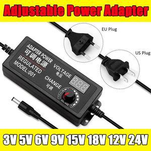 AC DC 3V 5V 9V 12V 24V 조절 가능 전원 공급 장치 디스플레이 화면 범용 DC-DC 220V ~ 5A 3A SMPS