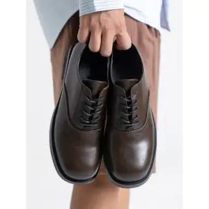 MIAMIPROJECT MONO19 노튼 옥스포드 5CM 더비 슈즈 카키브라운 2056344