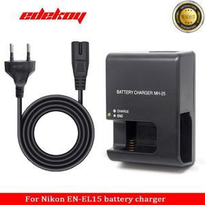 MH-25 배터리 충전기 카메라 니콘 MH 25 EN-EL15 EN V1 D600