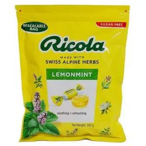 리콜라 Z7C6W4E0 스위스캔디 레몬민트맛 320g
