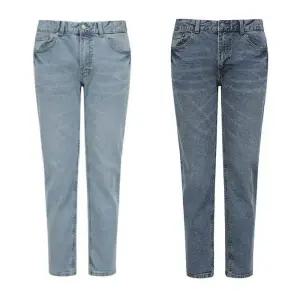 [지오지아]2컬러 테이퍼드핏 데님 팬츠_ABF2DP1121_2COR_DG