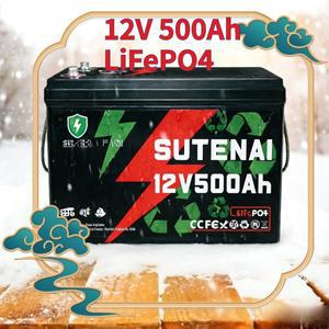 호환상품 12V 500Ah LiFePO4 리튬 배터리 200A BMS 3840Wh 충전식 15000 딥 사이클 저온 지원 맞춤 제작 가