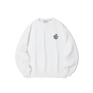 [롯데백화점]올어바웃뉴 남녀공용 흘림체 로고 맨투맨[ANZ1TM31G]