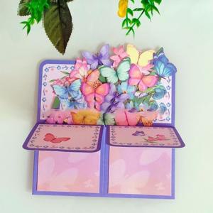 생일 축하 카드용 결혼기념일 데이지/카네이션 3D 팝업 꽃다발 종이꽃 장미/백합/해바라기/튤립