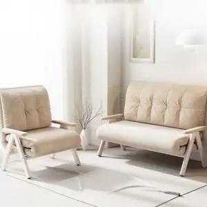 패브릭 소파 베드 1인용 2인용 자취방 접이식 소파 베드 원룸 등받이 간이 의자