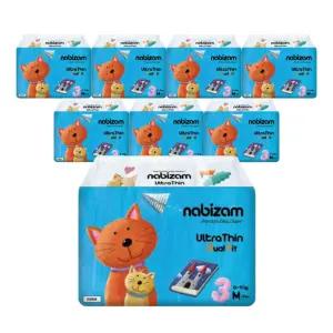 나비잠 기저귀 울트라씬듀얼핏 밴드 중형(M) 40매x8팩