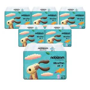 나비잠 기저귀 울트라씬듀얼핏 밴드 소형(S) 44매x6팩