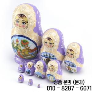 마트료시카 인형 10층 래커칠 공기건조된 베이스우드 하얼빈 관광 기념품 6월 1일 선물 장식품