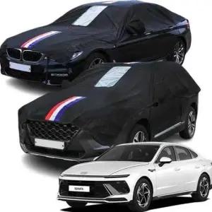 성애제거 쏘나타 디엣지 블랙박스 자동차커버 성에방지 하프