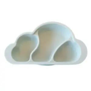 마더스콘 아기 이유식 흡착 실리콘 식판 토핑 3칸