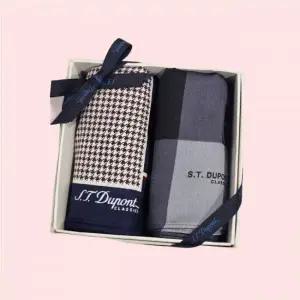 듀퐁 25년FW신 순면 손수건 2매 세트 SE5F003NY SE5F006GY 4291099