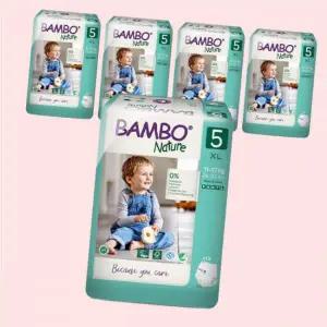 밤보네이처 그린 팬티 속옷 언더웨어형 기저귀 5단계 95매 4654948