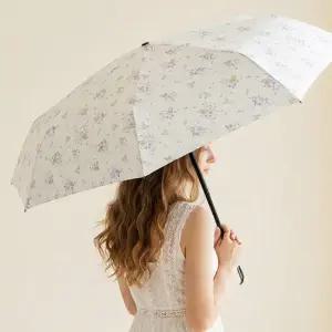 다네프 초경량130g 꽃무늬 고밀도 고급 암막 UV차단 양산 J319