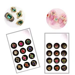 네일아트 세일러문 파츠 12p 미니파일 글루 세트 2종