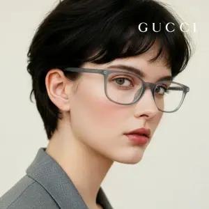 명품 안경테 GG0123OJ 004 스퀘어 뿔테 여자 남자 안경