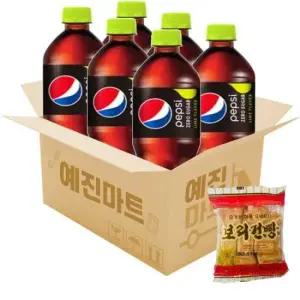 제로 예진마트 펩시콜라 라임향 1.25 6페트