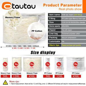 충전용 메모리 PP 코튼 박제 내부 코어 의자 자이언트 베개 퍼프 빈백