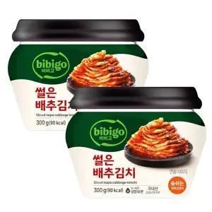 CJ 비비고 썰은 배추김치 300g(용기) x 2개