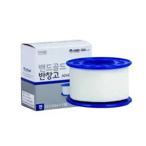 BTM 밴드골드 면 반창고 2.5x330cm 1개입x5개 구급키트 1만원대선물