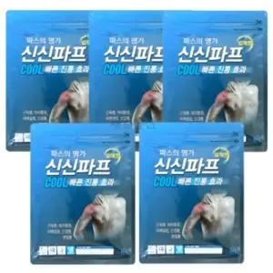 신신제약 신신파프 쿨 파스 대형 5매입 5개