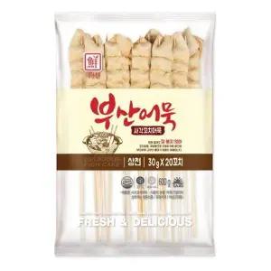 쫄깃쫄깃 MJT992M6 부산 사각 꼬치어묵 600g 탕 꼬치 요리 끝판왕