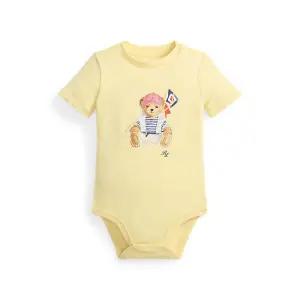 폴로 베이비 남아 베어 코튼 저지 바디수트 AS862624