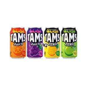 롯데칠성 GNT362N3 탐스제로 355ml 24캔 사과 오렌지 포도