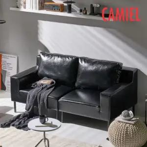 렉스 고급 PU가죽 2인용 소파 FF_RU0309)