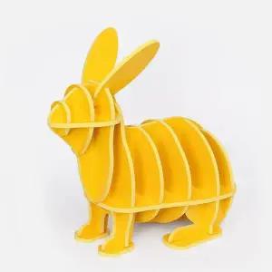 귀여운정리함 TBZ 인테리어 선반 DIY토끼 (옐로우) 책장(53x48cm)