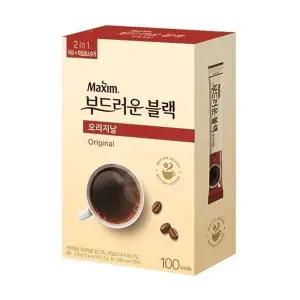 동서 XLU208F8 맥심 부드러운 블랙믹스 오리지날 커피 100T