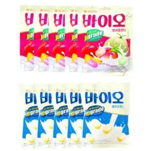 바이오캔디세트 EXF133V8 생과즙캔디5개+생우유캔디5개