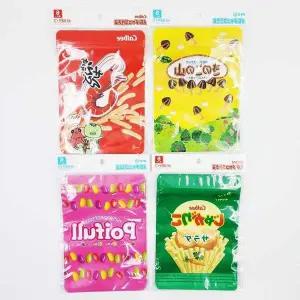 중형 YVQ523M3 6장 일본 초콜렛 과자 지퍼백 예쁜지퍼백