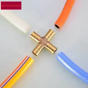 황동 스트레이트 호스 파이프 피팅 동등한 바브 6mm 가스 구리 가시 커플러 커넥터 어댑터