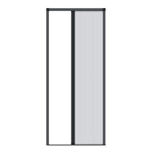 하루도어 무타공 자바라 슬라이딩 화이트프레임 이중레 프레임 이중레이어 접이 정의 1개