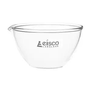 EISCO 증발 분지 3 76mm 직경. 붕규산염 유리 평평한 바닥 스파우트 포함