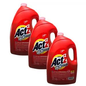 액체세제 액츠 파워젤 4.21L 드럼용 3개
