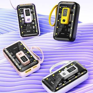 아이폰호환용 DiY 쉘  샤오미호환 21700 배터리 박스  케이스  보관 야간 조명  C 타입 USB 충전  22.5W  1