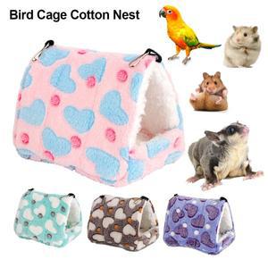 겨울  새장 앵무새 코튼 둥지 Budgie 해먹 케이지 hutt 텐트 침대 걸이 동굴  애완동물 제품