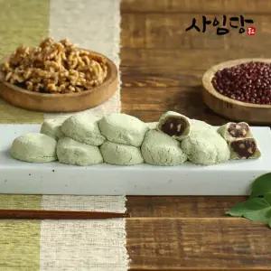 [사임당] 녹차호두 찹쌀떡 400g(40g x 10개) x 2팩