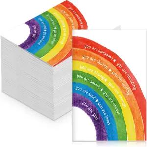 Engrowtic 30Pcs 동기 부여 노트 대량 미니 긍정 평가 저널 컴포지션 직원 학교 사무실 학생을 위한 영감