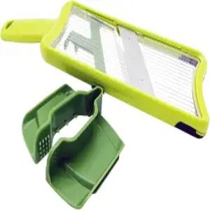 멀티 핸드헬드 만돌린 슬라이서 편안한 그립감을 갖춘 스테인리스 스틸 전문 야채 감자 양파 오이 치즈용