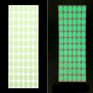 풍부몰 야광 원 스티커 1장 야간형광스티커