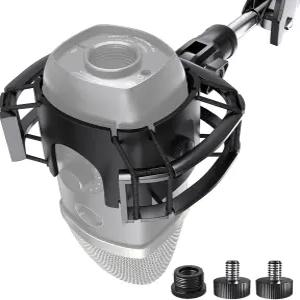 블루 예티 x 쇼크 마운트를 위한 맞춤 제작 2026년 방진 서스펜션 탄성 홀더 클립 마이크 스탠드 호환