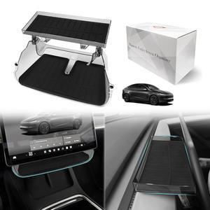 2026년형 2025년형 테슬라 모델 Y 주니퍼 액세서리 자석과 호환되는 BestEvMod 언더스크린 스토리지(블랙) 뒤에 테이프가 필요 없음